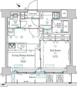 ラフィスタときわ台 605 間取り図