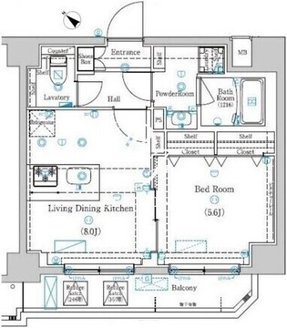 ラフィスタときわ台 607 間取り図