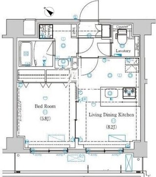 ラフィスタときわ台 404 間取り図