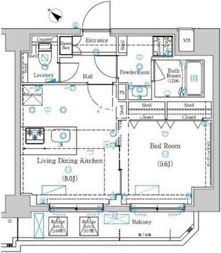 ラフィスタときわ台 707 間取り図