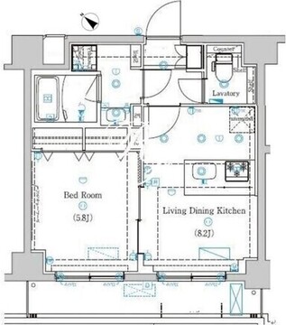 ラフィスタときわ台 704 間取り図