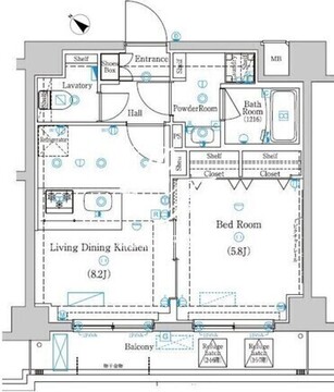 ラフィスタときわ台 703 間取り図