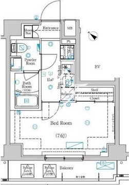 ラフィスタときわ台 802 間取り図