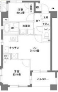 カスタリア本所吾妻橋 201 間取り図