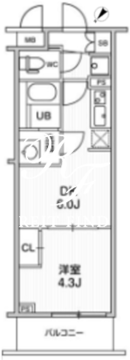 ライムレジデンス曳舟 310 間取り図
