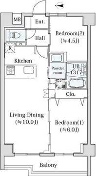 ｌｅ　Ｓｕｄ　α 303 間取り図