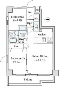 ｌｅ　Ｓｕｄ　α 501 間取り図