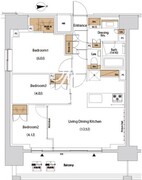 ザ・パークハビオ目白タワー 1804 間取り図