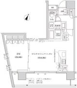 パークハビオ渋谷本町レジデンス 715 間取り図