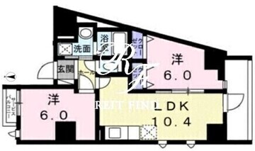 カナールK2 901 間取り図