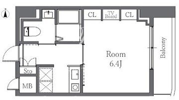 Totsu Residence Shiba 504 間取り図