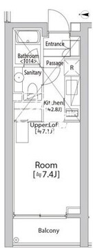 カスタリア渋谷櫻丘 205 間取り図