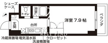 ローズウッド・ハイツ門前仲町 410 間取り図
