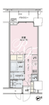 アンビエンテ駒込 604 間取り図