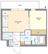 ベルファース三軒茶屋 308 間取り図