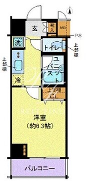 コンシェリア・デュー勝どき 702 間取り図