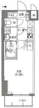 エスレジデンス雑司が谷 303 間取り図