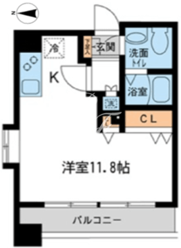HF錦糸町レジデンス 1004 間取り図