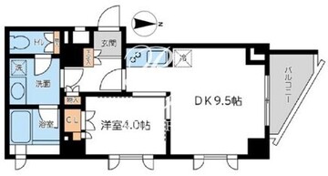 シティスパイア若松町 402 間取り図