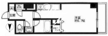 HF駒沢公園レジデンスタワー 1101 間取り図
