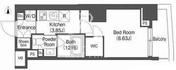コンフォリア西荻窪 501 間取り図