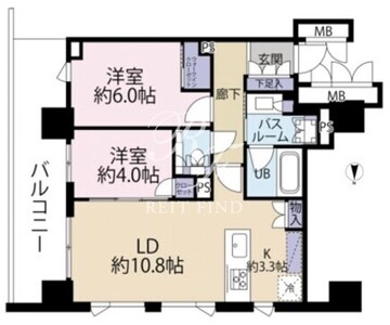 アトラス白金台レジデンス 203 間取り図