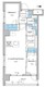 ルフォンプログレ品川戸越 301 間取り図