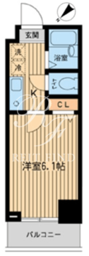 グランプレッソ河田町 503 間取り図
