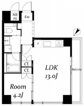アーバンパーク代々木 401 間取り図