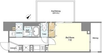 シーズンフラッツ中十条 503 間取り図