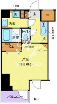 クレヴィスタ亀戸4 905 間取り図