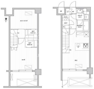 レジデンス桜新町ガーデン 110 間取り図