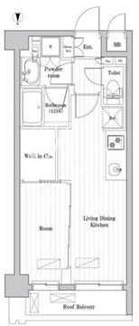 レジデンス桜新町ガーデン 313 間取り図