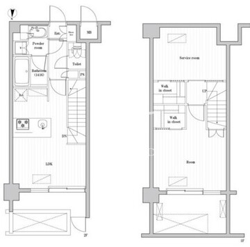 レジデンス桜新町ガーデン 111 間取り図