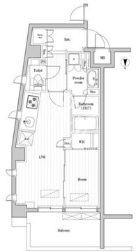 レジデンス桜新町ガーデン 307 間取り図