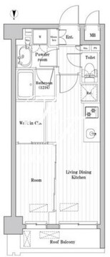 レジデンス桜新町ガーデン 213 間取り図