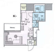 ロイジェントパークス四ツ谷 203 間取り図