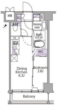 イプセ三軒茶屋 303 間取り図