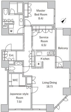 ラサンテ一番町 301 間取り図