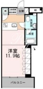 カスタリア目黒長者丸 403 間取り図