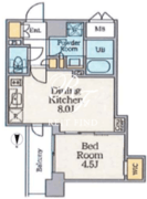 クレストコート錦糸町 707 間取り図