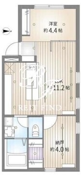サクラスプリング清澄白河 401 間取り図