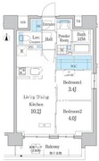 デュオフラッツ浅草田原町 603 間取り図 ?>