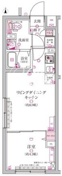 ラフィスタ豪徳寺 107 間取り図
