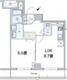 カスタリア本駒込 507 間取り図