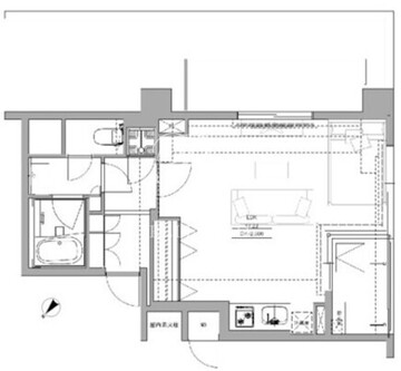 HF目黒行人坂レジデンス 504 間取り図