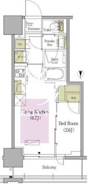 アーバネックス早稲田テラス 705 間取り図
