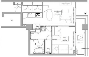 HF目黒行人坂レジデンス 205 間取り図