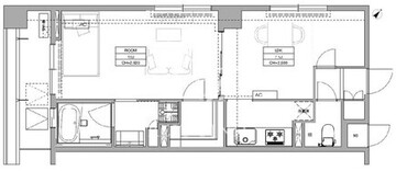 HF目黒行人坂レジデンス 210 間取り図