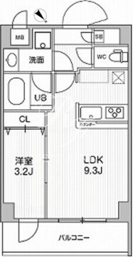 ドゥーエ曳舟 103 間取り図